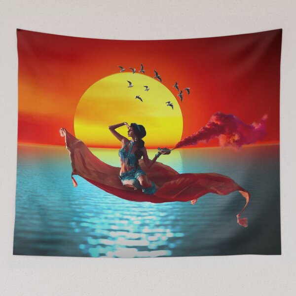 Item preview, LADY AND THE MAGIC CARPET  designed and sold by johnnyssandart.