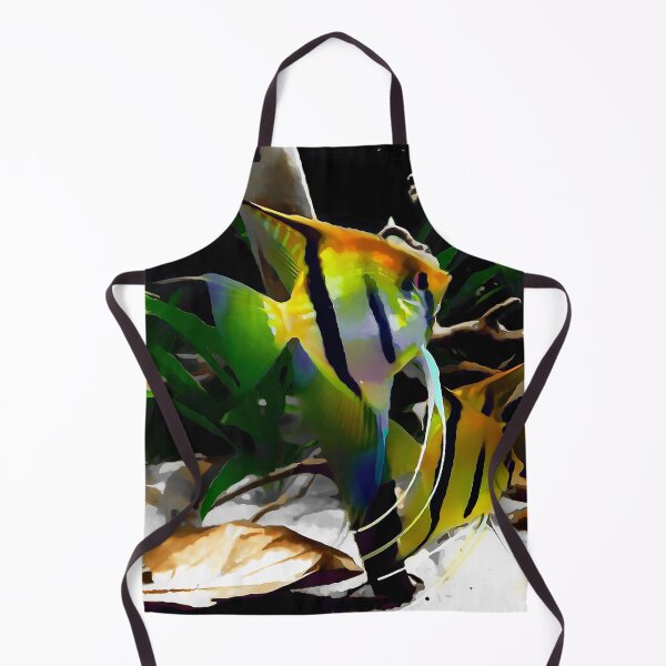 Item preview, Angelfish Aquarium Art designed and sold by GFishy.