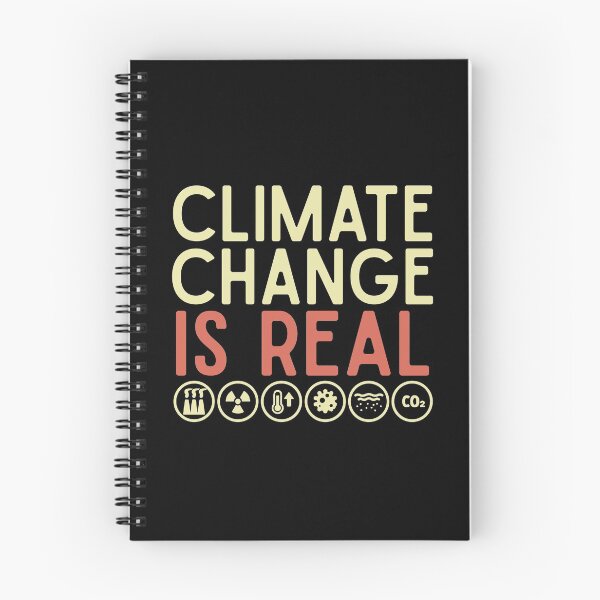 Item preview, Climate Change Is Real Global Warming Awareness Vintage Retro Letters designed and sold by alenaz.