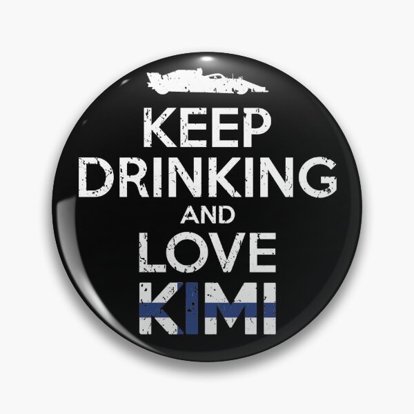 Item preview, Formula 1 meme - Keep calm and love Kimi vintage | drinking | Racing car designed and sold by Vane22april.
