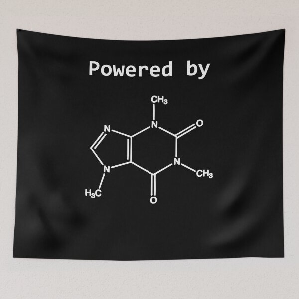 Item preview, Powered by caffeine  designed and sold by Adel Qasem.