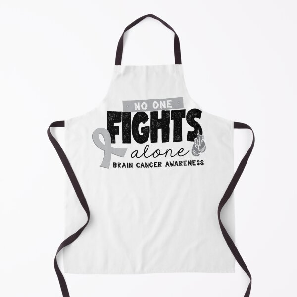 Item preview, No One Fights Alone, Brain Cancer Awareness © GraphicLoveShop designed and sold by Graphic Love Shop.