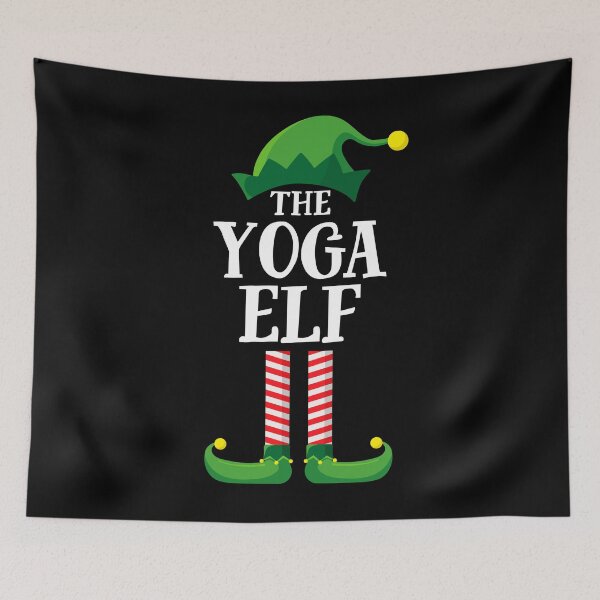 Item preview, Yoga Elf Matching Family Group Christmas designed and sold by ElfEmporium.