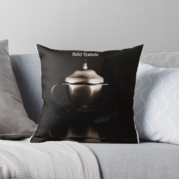 MALAY COPPER CUP Throw Pillow