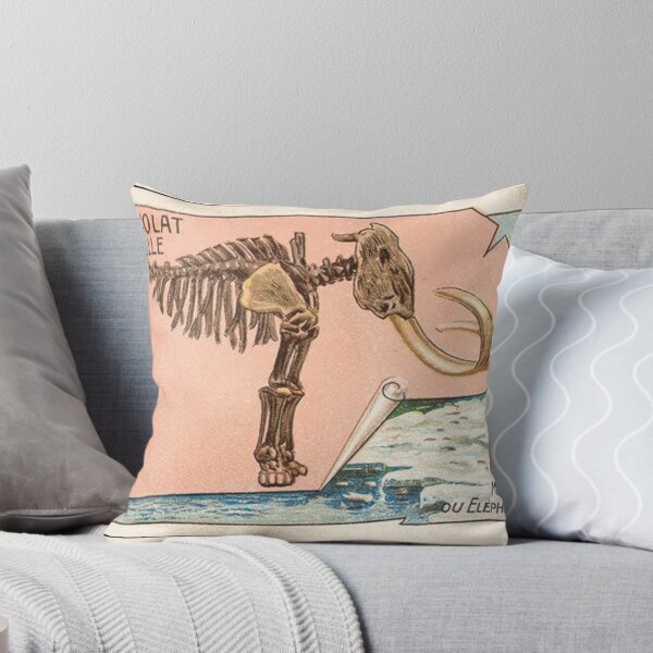 Item preview, display daiguebelle mammoth French chocolate box card art vintage illustration designed and sold by Vintage Designs +.