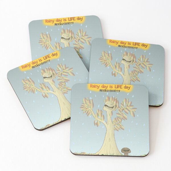 Item preview, ¡La lluvia es vida! (Árbol otoñal y seta) designed and sold by Joie-et-Poesie.