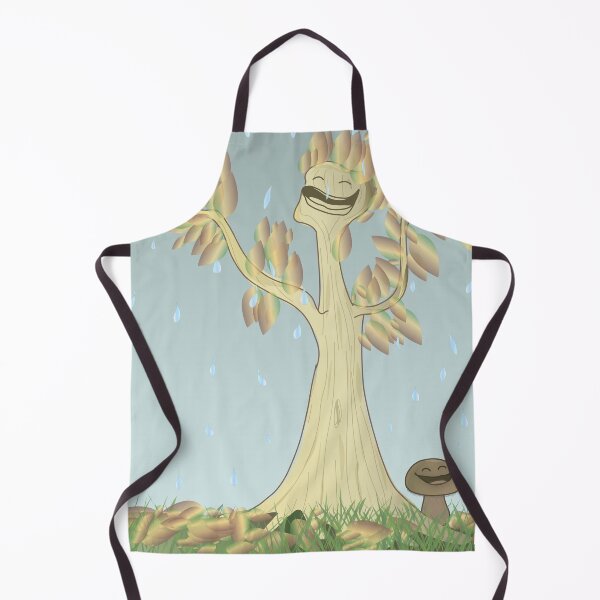 Item preview, Rain is life! (Autumn tree and mushroom) designed and sold by Joie-et-Poesie.