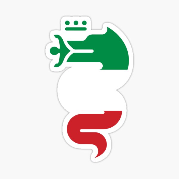 Alfa Romeo Schlange Sticker