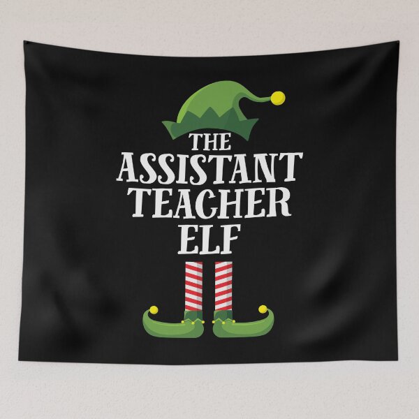 Item preview, Assistant Teacher Elf Matching Family Group Christmas designed and sold by ElfEmporium.