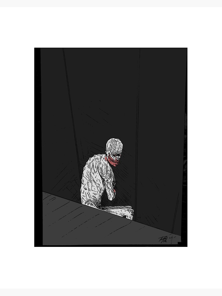 SCP-096 Art Board Print for Sale by Paperparrots