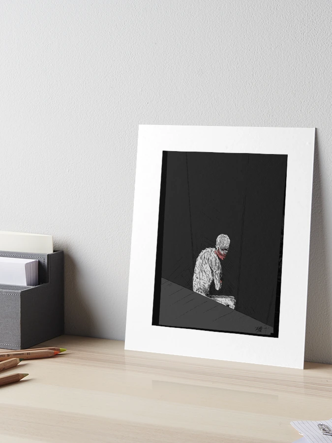 SCP-096 Art Board Print for Sale by Paperparrots