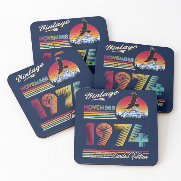 Item preview, November 1974 Birthday designed and sold by GreenSplash.