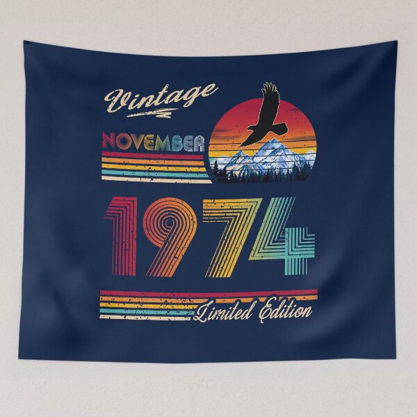 Item preview, November 1974 Birthday designed and sold by GreenSplash.