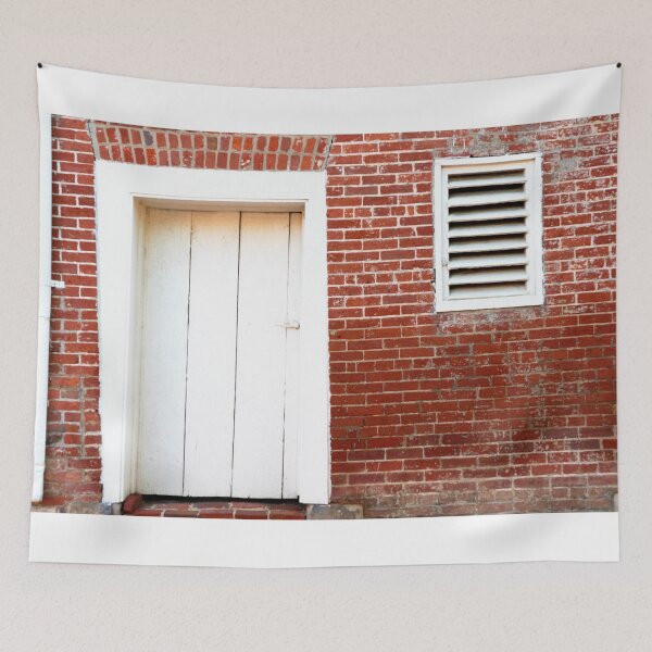 Item preview, Brick Wall, White Door designed and sold by Ollivrosa.