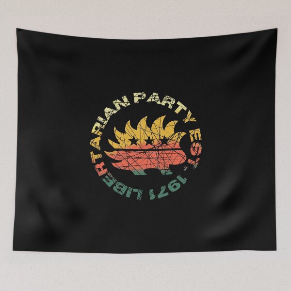 Item preview, Distressed Retro Libertarian Party Est 1971 Libertarian Porcupine designed and sold by NoveltyMerch.