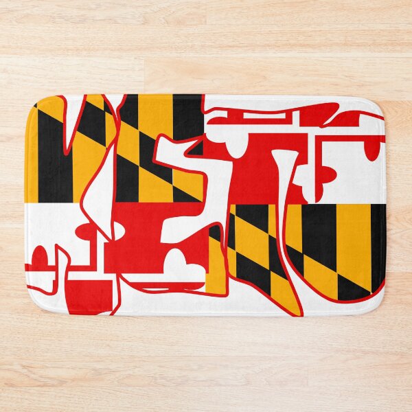 Item preview, Keto Maryland Flag Red Outline designed and sold by Graykat.