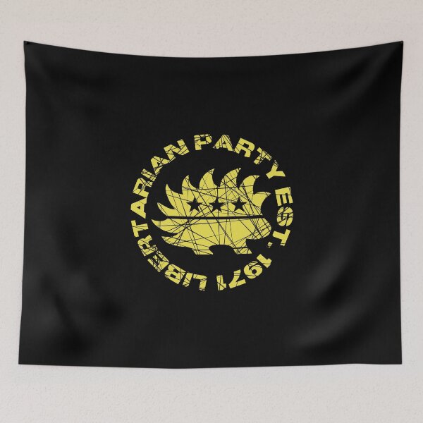 Item preview, Distressed Gold Libertarian Party Est 1971 Libertarian Porcupine designed and sold by NoveltyMerch.