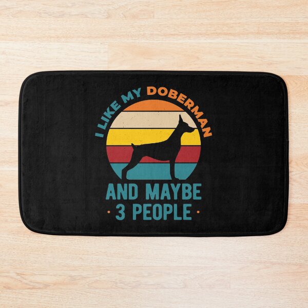 Item preview, I Like My Funny Doberman Pinscher designed and sold by artworkbyrihen.