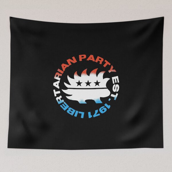 Item preview, Red White and Blue Libertarian Party Est 1971 Libertarian Porcupine designed and sold by NoveltyMerch.