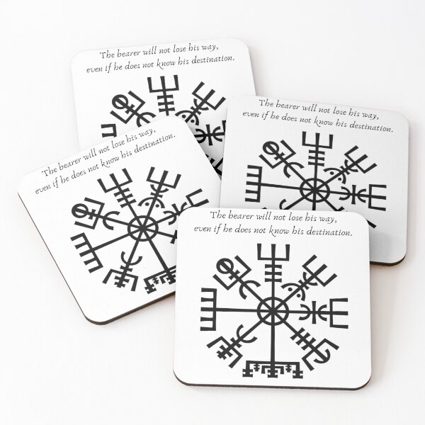 Item preview, Vegvisir - Mystical Viking Symbol of Guidance & Protection (he/his) designed and sold by Orkneyology.