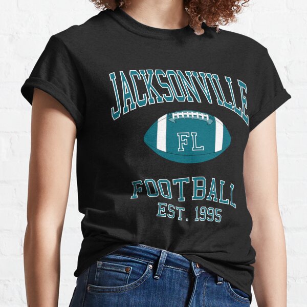 Football Fan Shop Officially Licensed NFL Jacksonville Jaguars Ladies Gather Nightshirt - Black