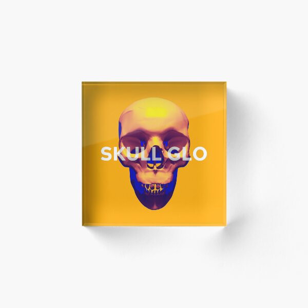 Item preview, Skull Glo (Halloween) - Golden Yellow designed and sold by MisterSquid.