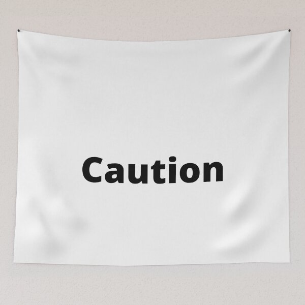 Item preview, Caution designed and sold by MeMerchNDice.