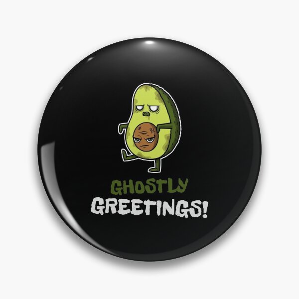 Item preview, Avocado ghostly greetings Halloween 2020 designed and sold by Happy-PrintZ.