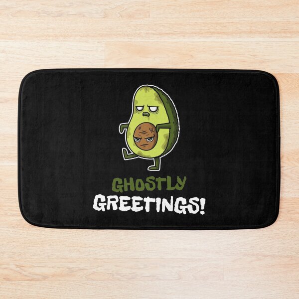 Item preview, Avocado ghostly greetings Halloween 2020 designed and sold by Happy-PrintZ.