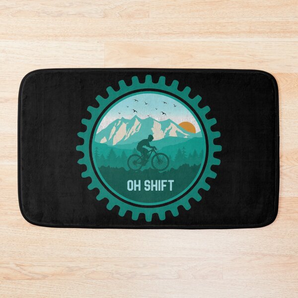 Item preview, Oh Shift Retro Mountain Bike Vintage MTB Downhill Biking Cycling Biker Bicycle designed and sold by merchzy.