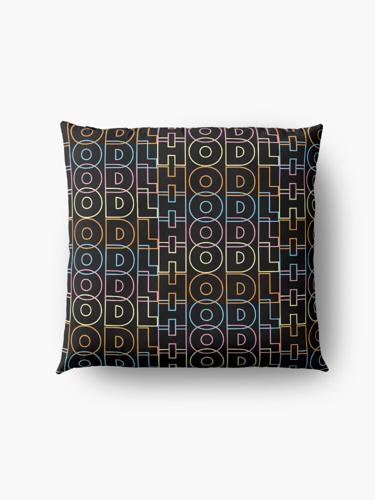 Alternate view of Funky HODL Floor Pillow