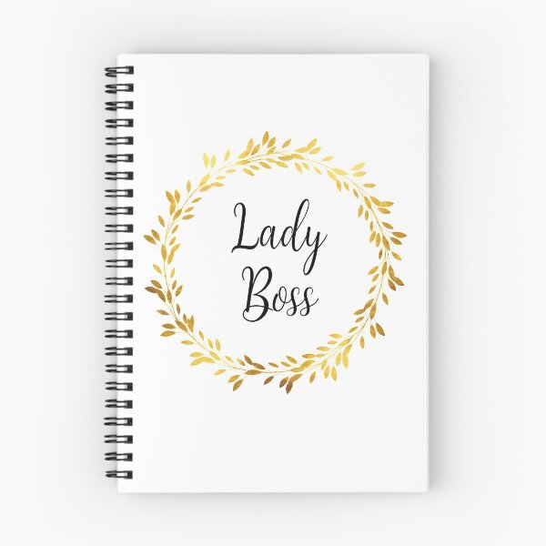 Item preview, Elegant Lady Boss Design with Gold Wreath designed and sold by BlushPearls.