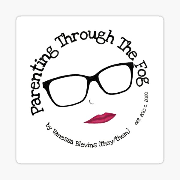 Parenting Through The Fog 2020 logo Sticker