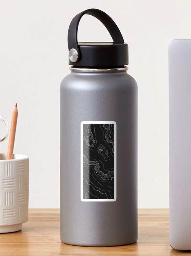 Recover Topo Map Water Bottle, Eco-Friendly