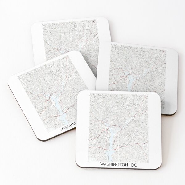 Item preview, Washington, DC, Quad Topographical Map Clean designed and sold by PGHPhotoCo.