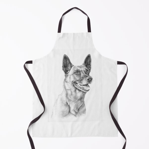 Artikelvorschau, Malinois Dog Portrait entworfen und verkauft von Arts & Dogs.