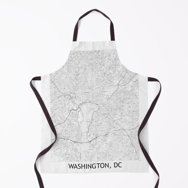 Item preview, Washington, DC, Quad Topographical Map Black and White designed and sold by PGHPhotoCo.