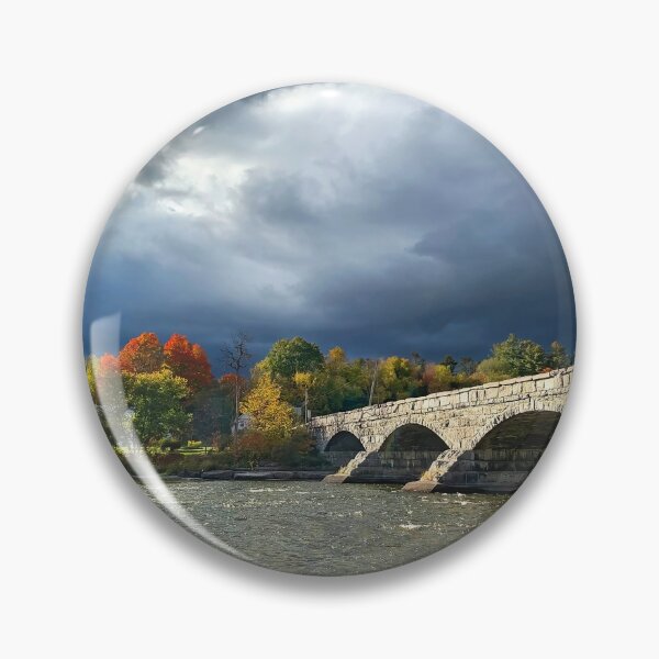 Item preview, Pakenham 5 Arch Stone Bridge in Autumn designed and sold by James Cumming.