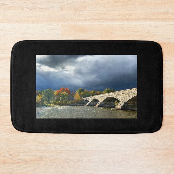 Item preview, Pakenham 5 Arch Stone Bridge in Autumn designed and sold by James Cumming.