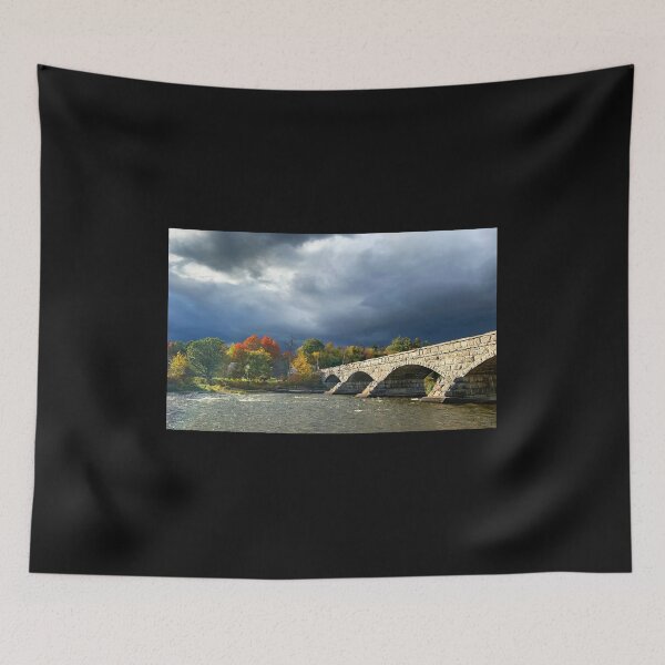 Item preview, Pakenham 5 Arch Stone Bridge in Autumn designed and sold by James Cumming.