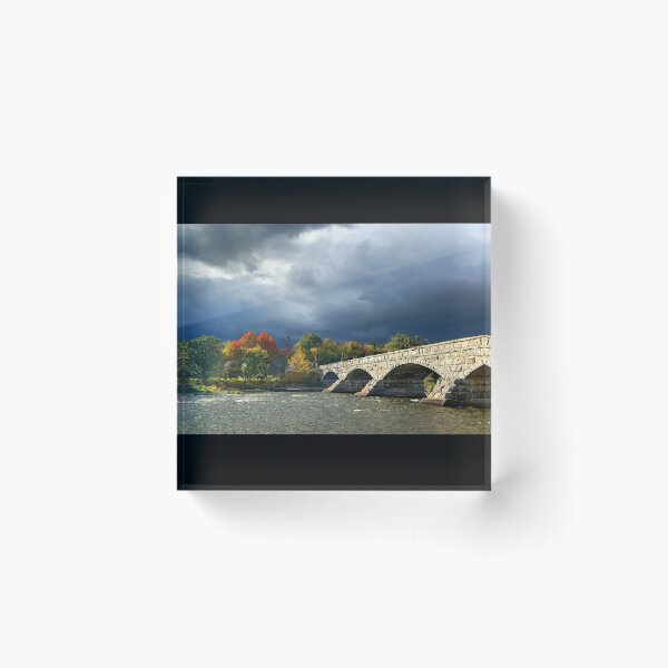 Item preview, Pakenham 5 Arch Stone Bridge in Autumn designed and sold by James Cumming.