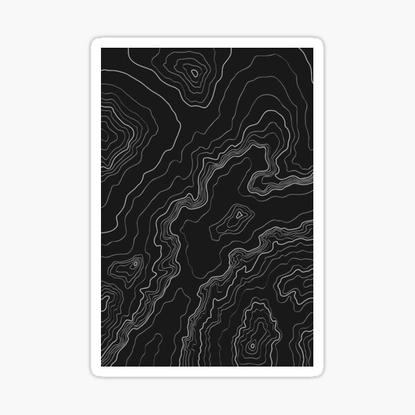 Topography Sticker