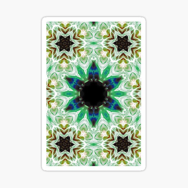 Kaleidoscopic Pattern 8 Sticker