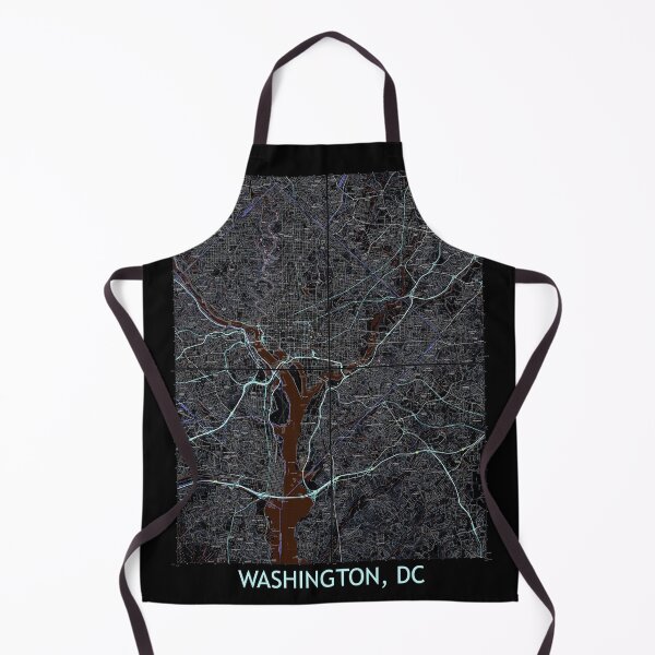 Item preview, Washinton, DC, Quad Topographical Map Dark designed and sold by PGHPhotoCo.