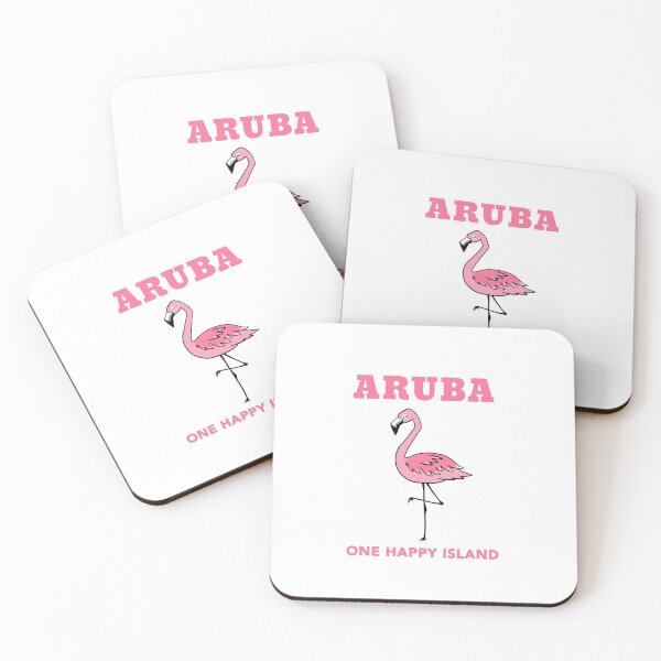 Item preview, ONE HAPPY ISLAND ARUBA FLAMINGO designed and sold by ButterflyX.