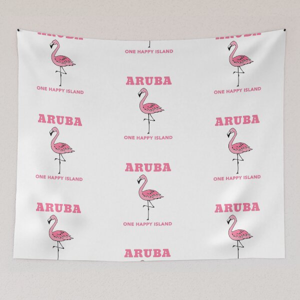 Item preview, ONE HAPPY ISLAND ARUBA FLAMINGO designed and sold by ButterflyX.