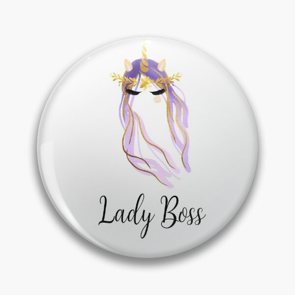 Item preview, Elegant Lady Boss Design with Beautiful Unicorn designed and sold by BlushPearls.