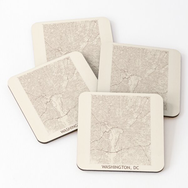 Item preview, Washington, DC, Quad Topographical Map Vintage designed and sold by PGHPhotoCo.