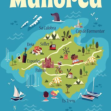 Artwork thumbnail, Mallorca poster by GAGodel
