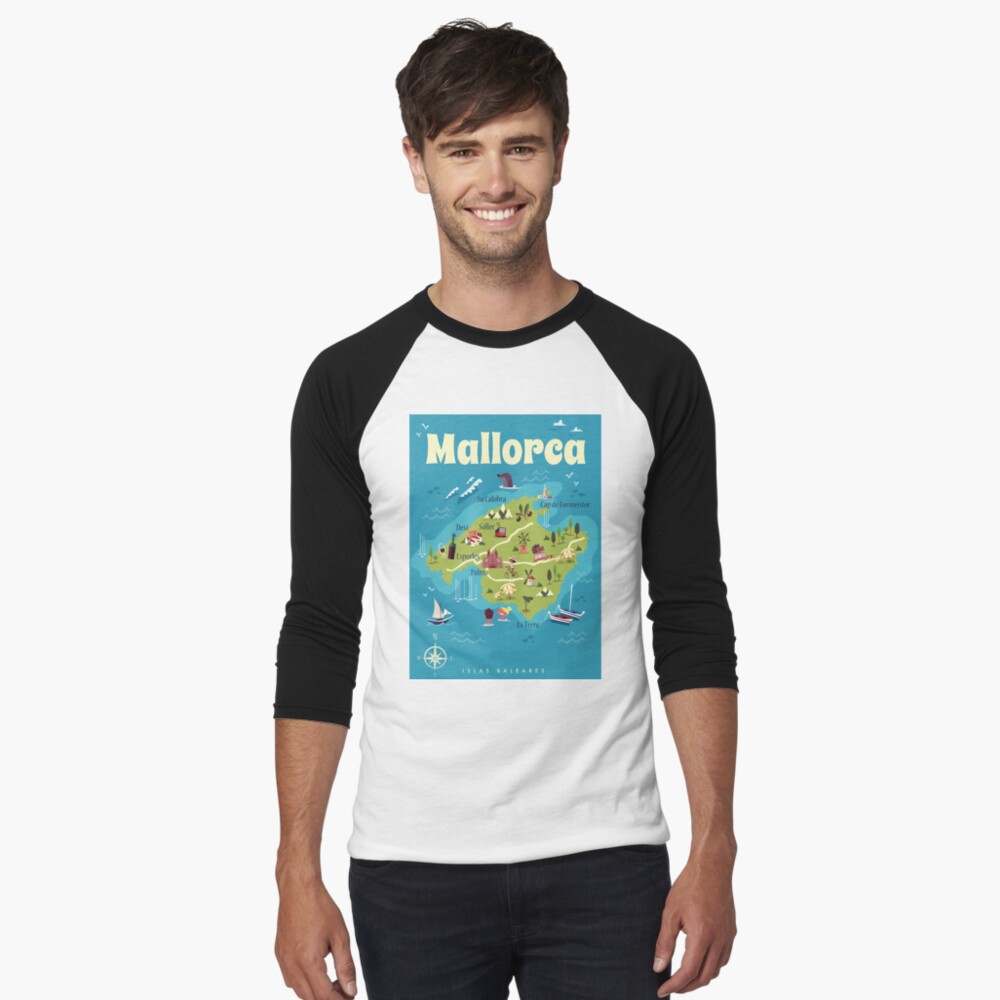 Item preview, Baseball ¾ Sleeve T-Shirt designed and sold by GAGodel.